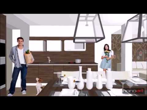 Légies modern konyha, nonoart, marydesign, nolte kitchen design ...