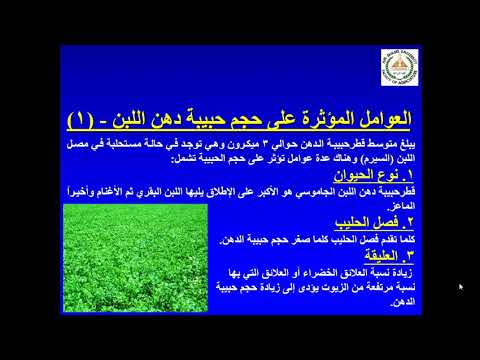 دهن اللبن التركيب و الأهمية