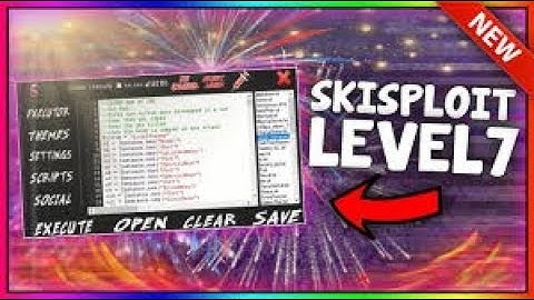 Free Roblox Level 7  |  SKISPLOIT V5   ||