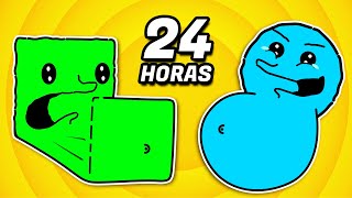 24 HORAS EMBARAZADOS 🤰🤰 | Cuadradito y Circulito Vlogs