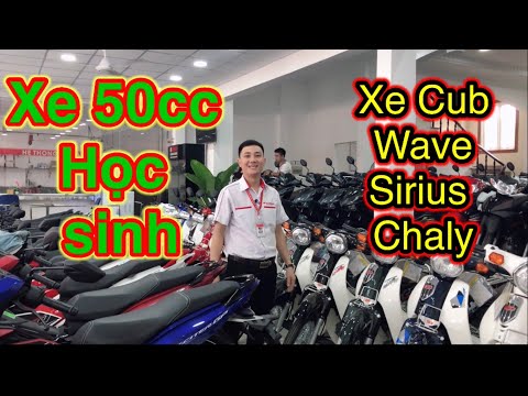 Xe 50cc học sinh/ Wave 50cc/ Chaly 50cc/ Cub 50cc/ Sirius 50cc - Nam hihi