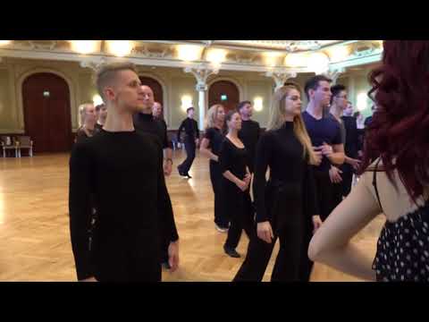 THE CAMP 2018 Ballroom Group Lesson on Position and Connection in Tango by Antonio Gioncada