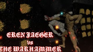 Attack on Titan Fan Animation EREN VS THE WARHAMMER TITAN (StopMotion Recreation)