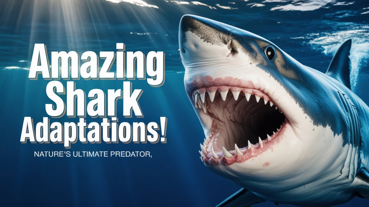 🌊 Удивительные адаптации акул | Главные хищники природы 🦈