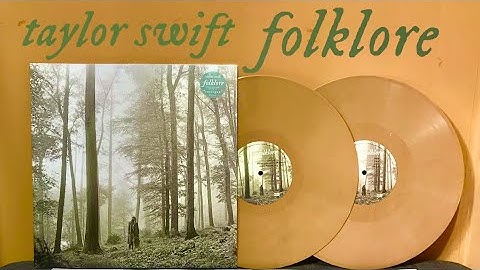 Taylor Swift -  folklore “in the trees" edition deluxe vinyl 2 LP 🟤🟤 (Unboxing)