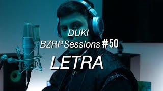 DUKI - BZRP Sessions #50 🔥| LETRA, Vídeo Oficial