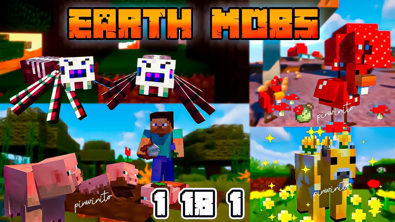 Earth Mobs Mod (1.19.2)