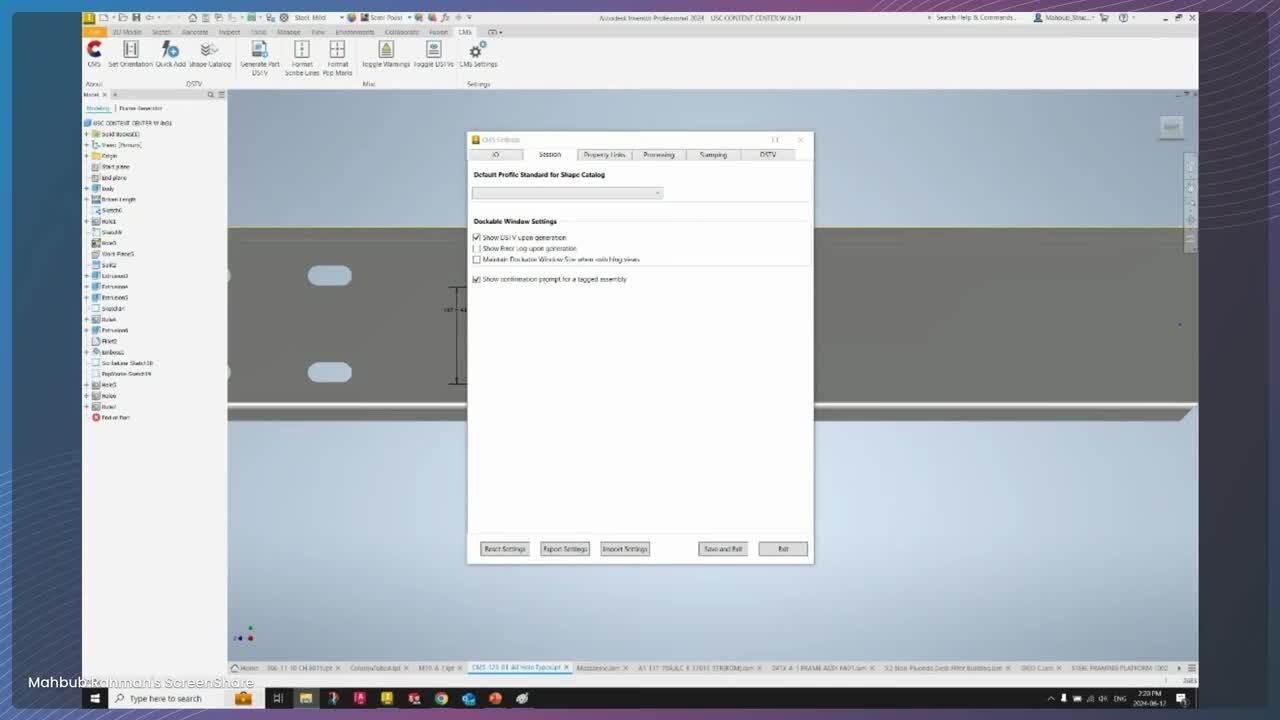 Webinar: CMS for Inventor - Simplify DSTV NC1 Generation from Autodesk ...