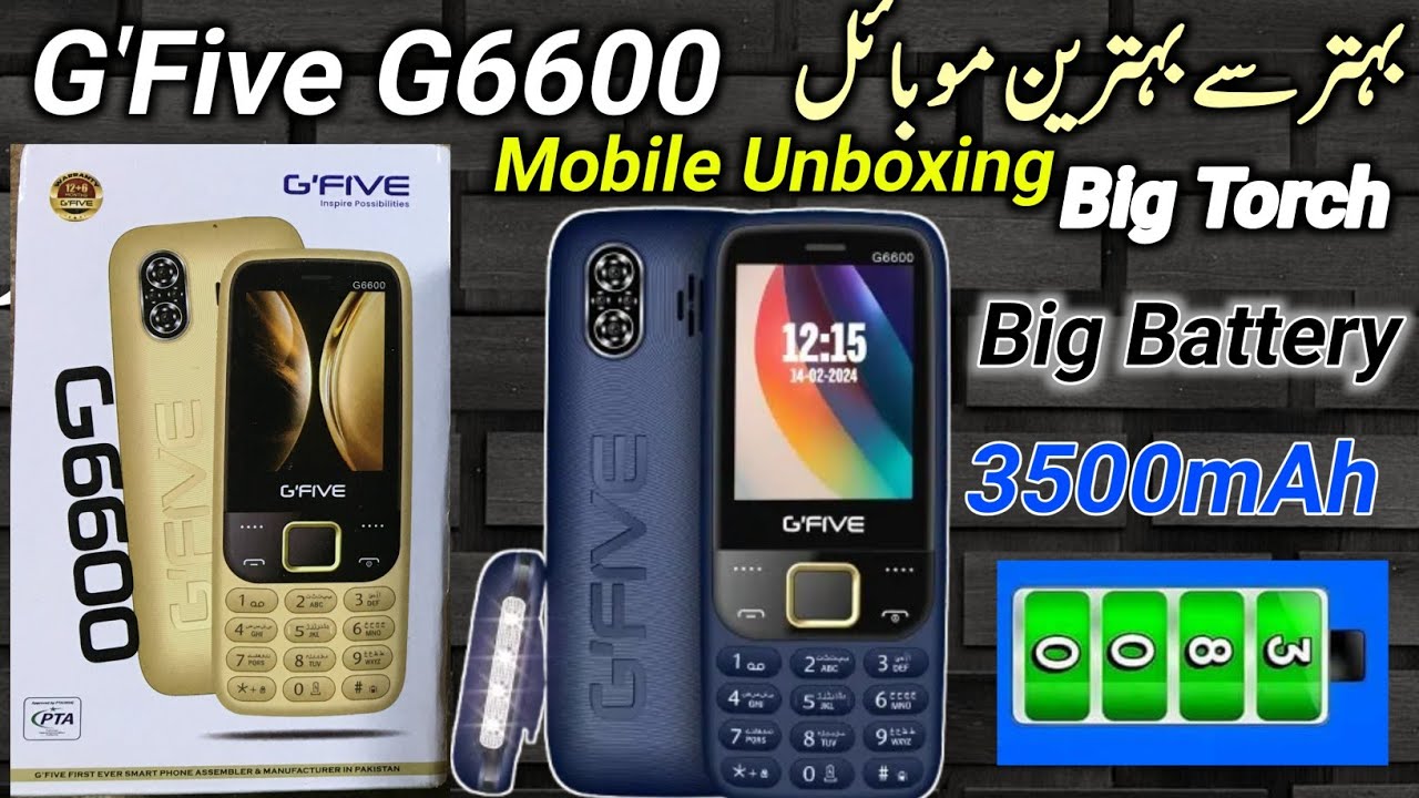 Gfive G6600 Mobile Unboxing | Best All Keypad Mobile phones Review Cash On Delivery 