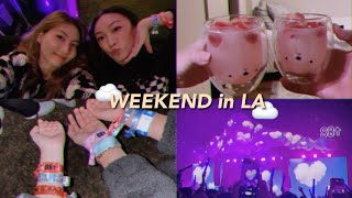VLOG: a weekend in LA ☁️ head in the clouds, merch launch, booster shot