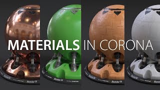 Corona for Cinema 4d | Creating Realistic Plastic, Wood, Concrete & Metal Materials | Tutorial #127
