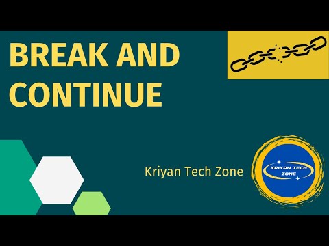 Break and Continue Statements In Java