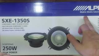 Alpine Sxe-1350S 40W Rms 250 Watt 13Cm