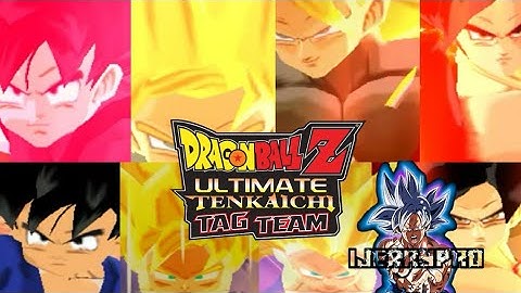 Goku Xeno All Forms Vs GT Goku All Forms Dragon Ball Z Ultimate Tenkaichi Tag Team Mods