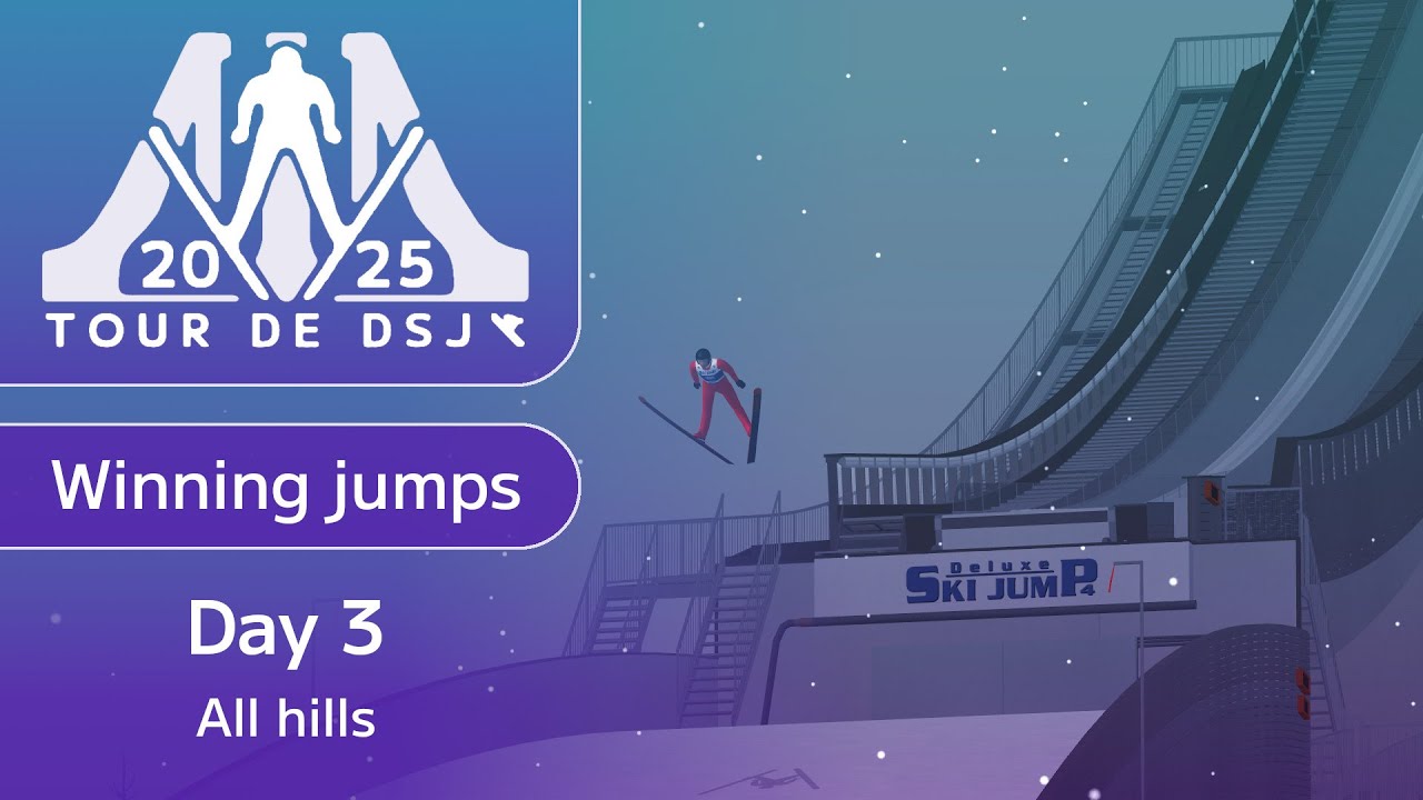 Tour de DSJ 2025 - Dzień 3. - zwycięskie skoki