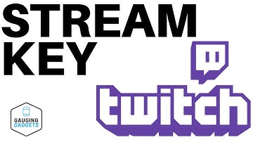 How To Find Your Twitch Stream Key - Twitch Tutorial