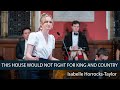 Isabelle Horrocks-Taylor: We SHOULD NOT fight for King and Country 1/6 | Oxford Union