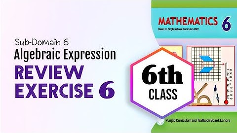 Class 6 math, Chap 6, Review Exercise 6 | Unit 6, Review Exercise 6 | class 6 | New book 2023