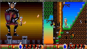 ATARI ST CHEATPLAY Doodle Bug BUGBUSH 2 SETVIDEO1.25x SPEED Core Design 93 CrackedBy ICS MegaTrainer