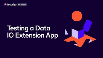 Testing a Data IO Extension App