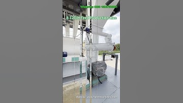 Turnkey 8-12 T/hour Animal Feed Mill Production Line for Sale #feedmill #animalfeedmill
