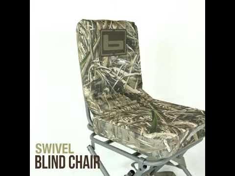 Banded Swivel Blind Chair