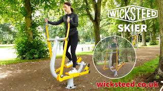 Wicksteed Flz Skier - Outdoor Fitness Equipment