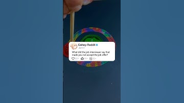 What did the job interviewer say that made you not accept the job offer?#reddit #story #storytime