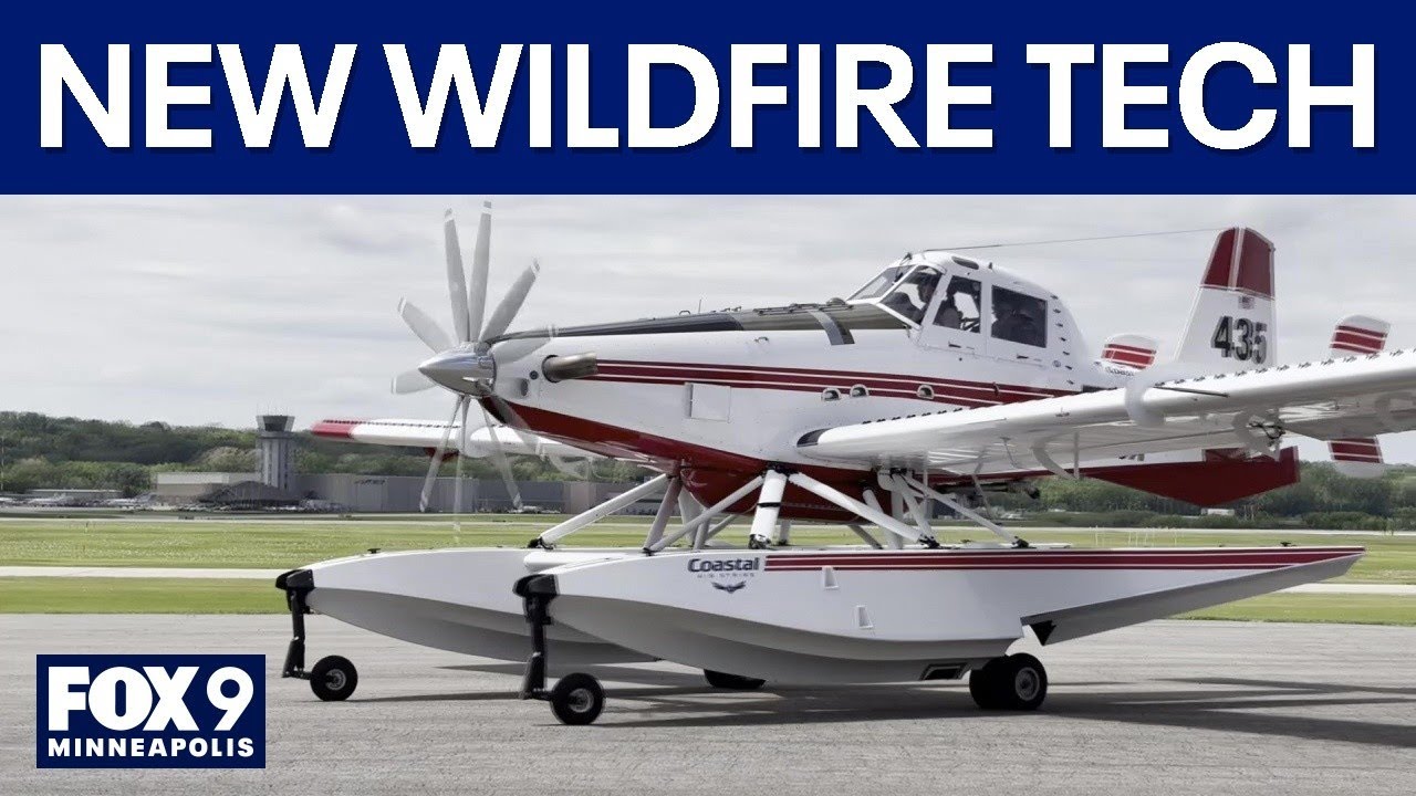 New firefighting tech in Minnesota could help stop wildfires - YouTube