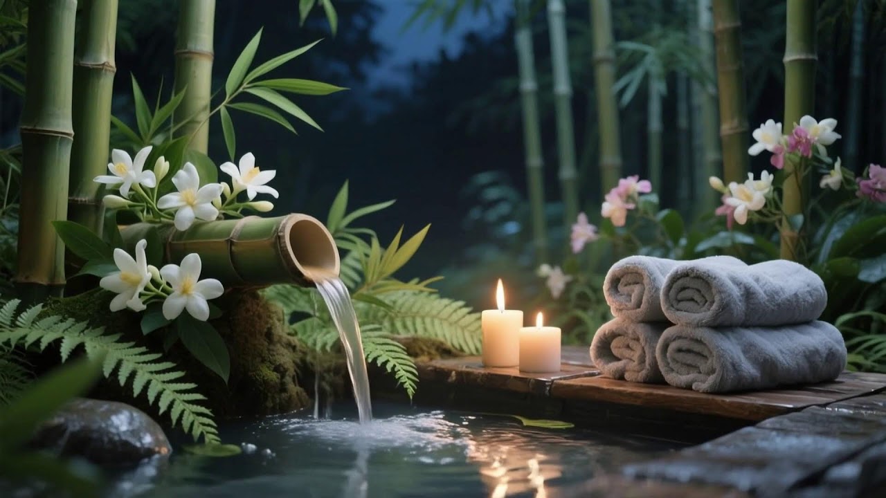 Soothing Relaxing Music 🌹 Peace of Mind, Anxiety Relief,Spa Relax Water,emotional balance 8