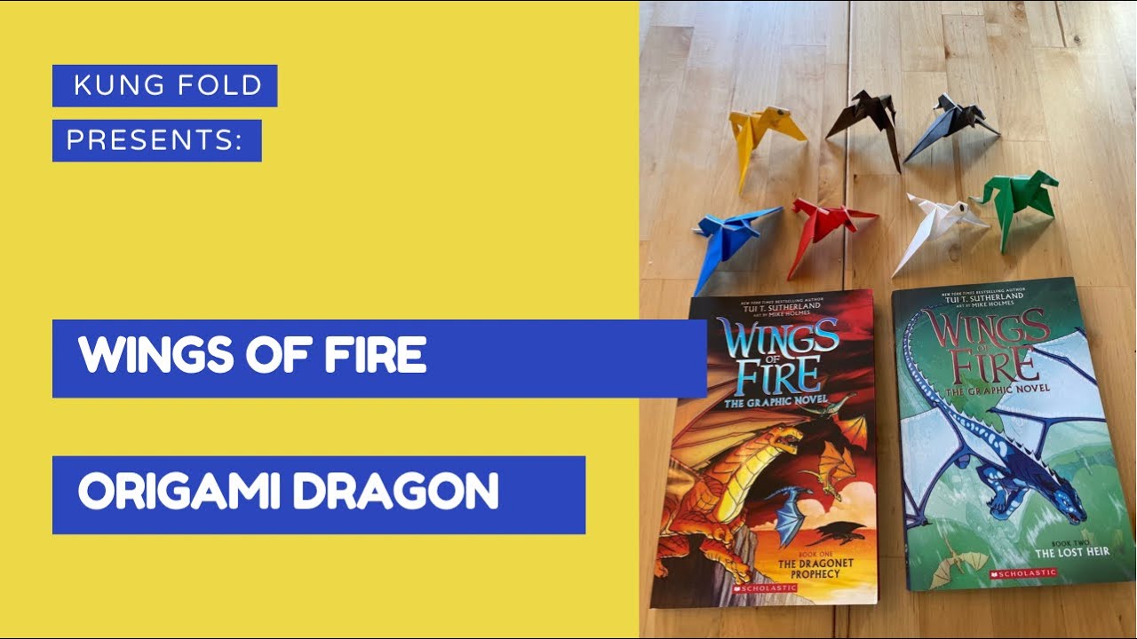 Wings of Fire Origami Dragon Book Chat YouTube