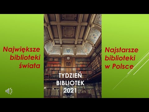 Wideo: Najstarsze istniejące biblioteki