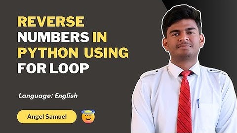 Program to Print 1 to 10 Natural Numbers in Reverse Order Using For Loop in Python | CodeWithAngel