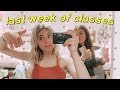 college week in my life: last week of classes + finals!