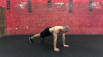 Pushup plus alternating reach