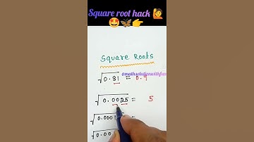 Square root🌱 point trick🙋 🤩🦋👉#maths#funtricks#trending#boardexam#contantcreator#viralvideo#explore