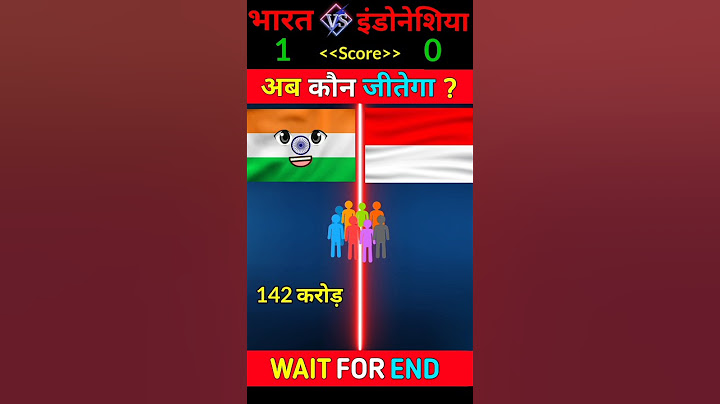 India Vs Indonesia ? भारत vs इंडोनेशिया | #shorts #shortvideo #india #indonesia