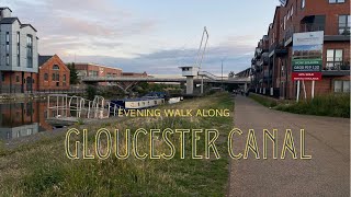 Serene Evening Stroll Along the Gloucester and Sharpness Canal
