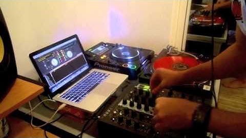 DJ David Ferrini studio set (part 2) serato scratch Live scratch and loop mixing