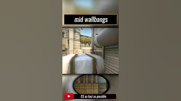 Cache: Wallbang to white box and mid window | csgo #shorts
