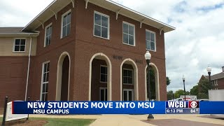 New students are moving into Mississippi State University