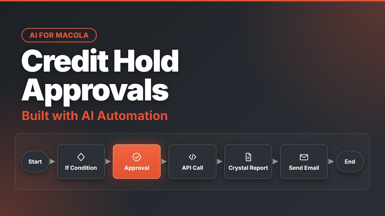 Automate Macola Credit Hold Approvals (One Click) | AI Automation