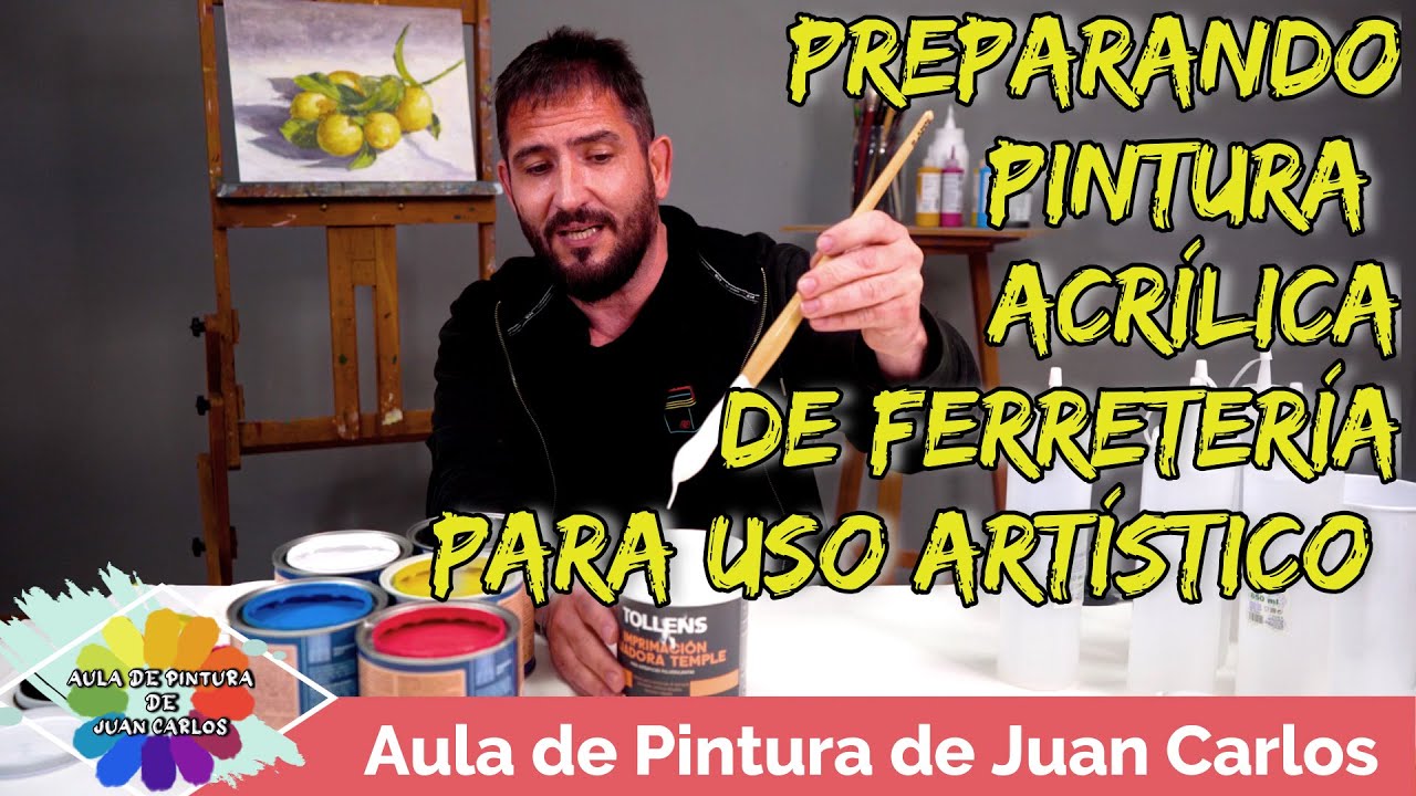 CÓMO PREPARAR PINTURAS ACRÍLICAS PARA SU USO ARTÍSTICO 👍