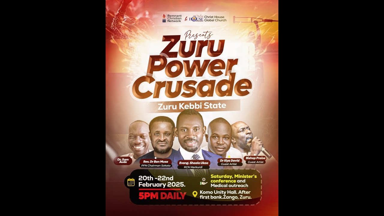 DAY 2 || ZURU POWER CRUSADE 2025 || WITH EVANGELIST SHAALA UKAA - YouTube