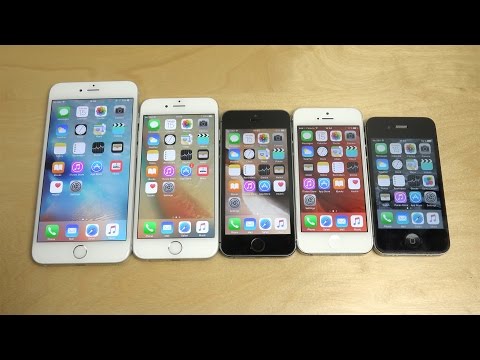 iOS 9.1 Beta: iPhone 6 Plus/6 vs. iPhone 5S vs. iPhone 5 vs. iPhone 4S Speed Test!