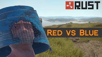 Alpine Rust Server: Red Vs Blue Arena Battle