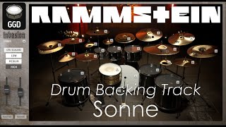 Rammstein - Sonne (Drum Backing Track) Drums Only