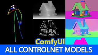 ComfyUI Basic - All ControlNet Models and Preprocessors (ComfyUI آموزش)