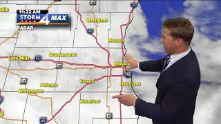 Mostly cloudy Tuesday