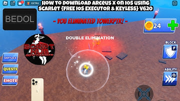 HOW TO DOWNLOAD ARCEUS X ON IOS USING SCARLET {FREE IOS ROBLOX EXECUTOR & KEYLESS} NO JAILBREAK